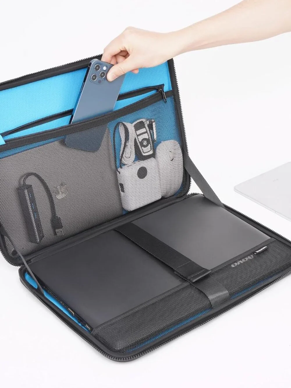 NWT! Domiso Laptop Computer Carrying Case Sleeve w/Handle -Waterproof Shockproof